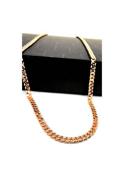 Omar Silver Unisex Gurmet 2,20 Mm Rose Gümüş Kolye Zincir