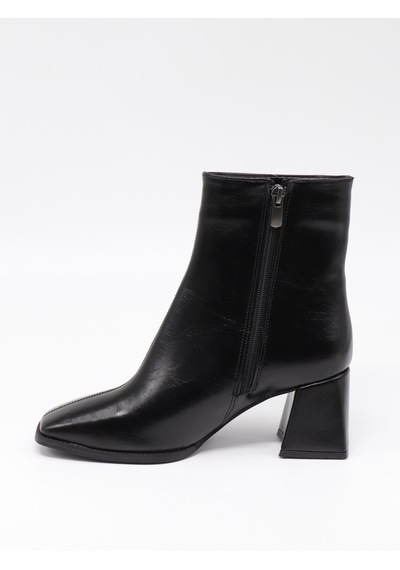 Nesilshoes Nesil Shoes Rsl 2550 Siyah Topuklu Kadın Bot