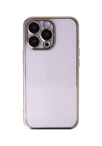 Apple iPhone Uyumlu,  13 Pro Max Kılıf Razer Lensli Silikon - Gold