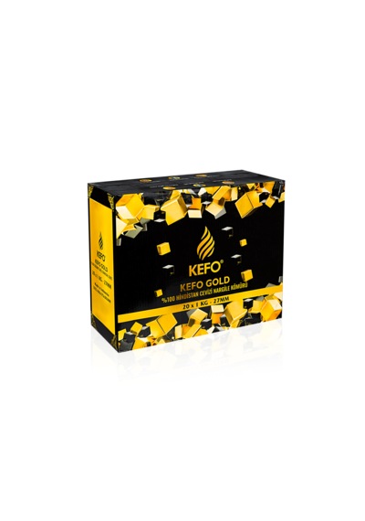 Luxurianthome Kefo Gold 27 Mm 20 Kg Hindistan Ceviz Nargile Kömürü