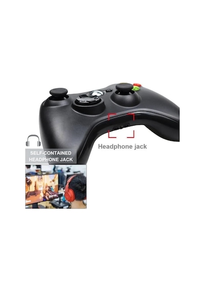 Xbox 360 Gamepad Joystick Kablolu Oyun Kolu Pc-360 Uyumlu Siyah