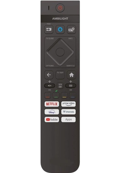 Philips Uyumlu The One The Xtra Serisi Amblight Tv Kumanda - Ses Komutlu