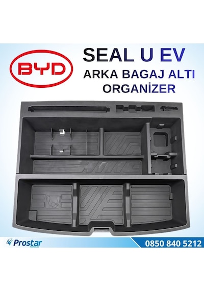 Byd Seal U Ev Arka Bagaj Altı Komple Organizeri Gizli Bölmeli Düzenleyici Seti