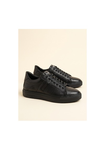Bafaş Ayakkabı 371610 Siyah Hakiki Dana Derisi Erkek Günlük Sneaker