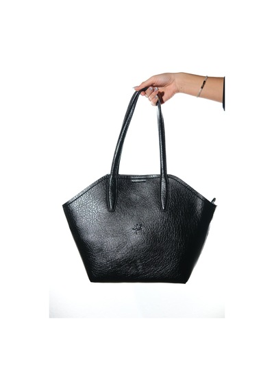 Luvishoes Farenza Siyah Grain Kadın Kol Çantası