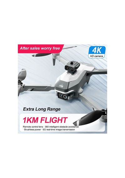 M2s Gps 4k Hd Çift Kameralı Engelden Kaçınma Özellikli Katlanabilir Drone