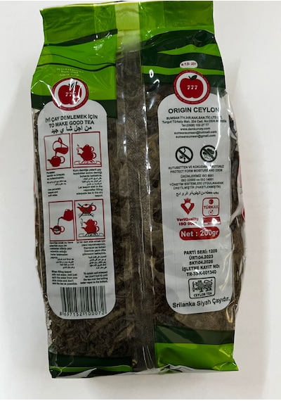 777 İthal Siyah Ceylon Çay 200 G