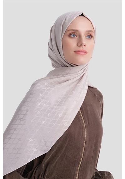 Armine Elegance Pamuk - İpek Şal P3001 Pudra