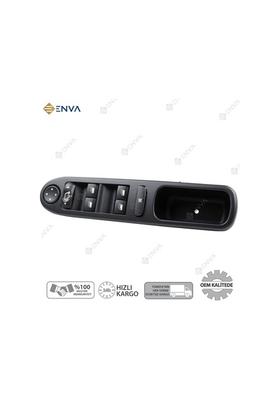 Peugeot 307 Sol Ön Dörtlü Cam Açma Düğmesi Anahtarı 2001-2008