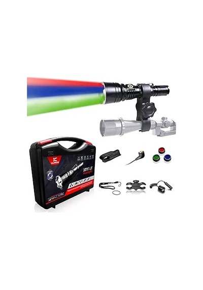 Klarus Xt12gt Pro Hunting Kıt Avcılık Seti - Uzun Menzilli Taktik Fener Siyah
