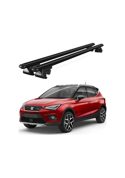 Venüs Seat Arona 2017 Ve Sonrası Uyumlu Siyah Ara Atkı Port Bagaj Tavan Barı