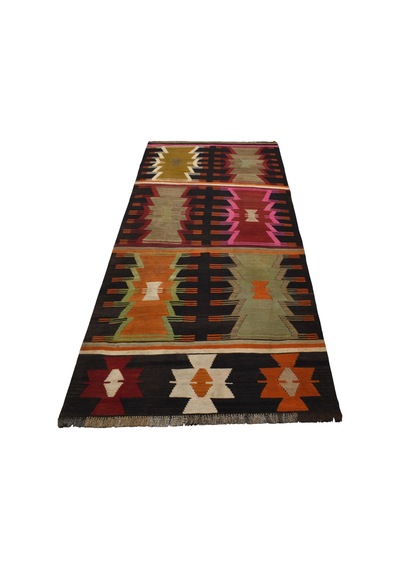 Zehra Abla Halı El Dokuma Olağanüstü Seçkin Cerit Yörükleri Meşhed İran Yün Kilim 5894