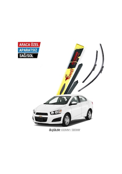 Chevrolet Aveo Sedan İnwells Muz Silecek Takımı 2011-2013