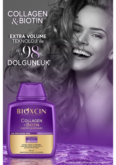 Collagen & Biotin Hacim Şampuanı 300ml + Biotin 5000 Mcg 60 Tablet
