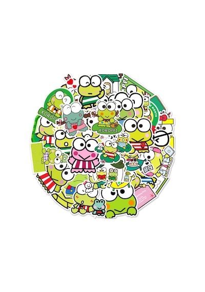 Keroppi Defter Suluk Laptop Notebook Tablet Telefon Kılıf Sticker Seti