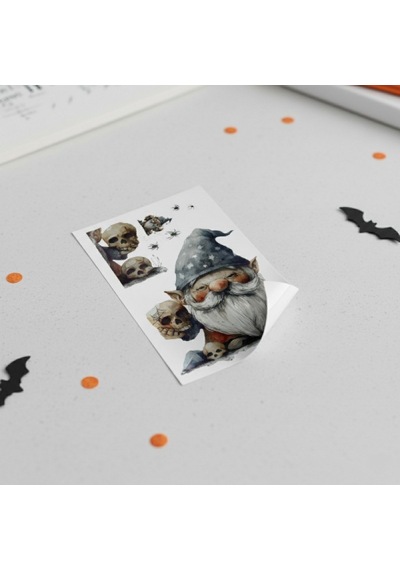 Özel Üretim Salon Aksesuarı Parti Dekoru Dekoratif Ürün Happy Halloween Temalı Duvar Stickerı Çok Renkli