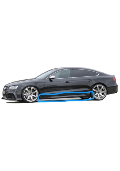 Audi A5 8p3 2008 - 2016 Sportback 4 Kapı Rs5 Yan Marşpiyel Seti Boyasız