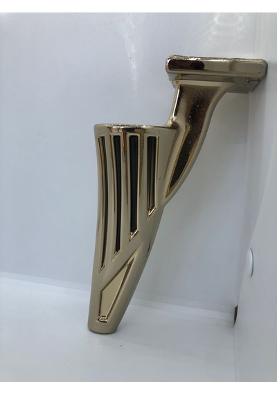 Plastik,21cm Metal Görünümlü Gold Kaplamalı Mobilya Ayağı 4 Adt