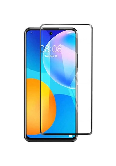 Huawei P Smart 2021 Uyumlu Zore Kenarları Kırılmaya Dayanıklı Cam Ekran Koruyucu