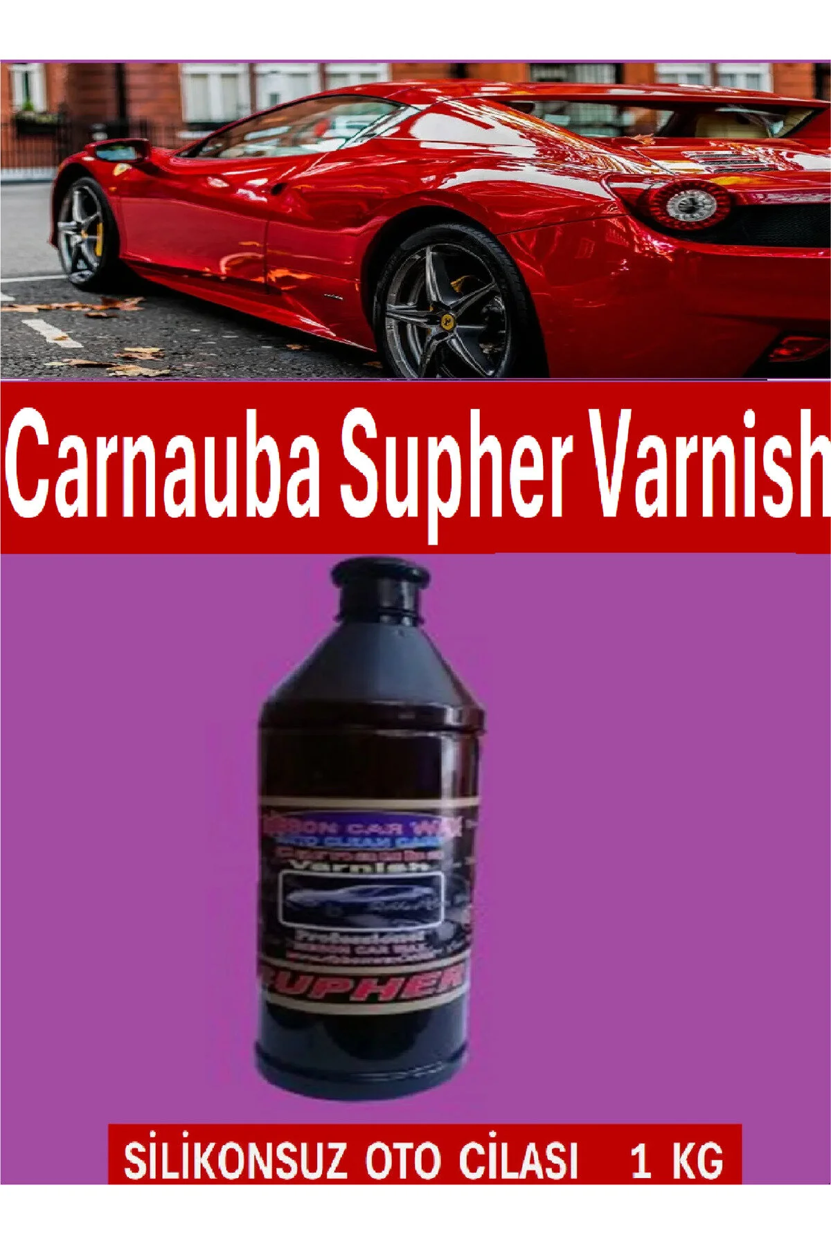 Rb Carnauba Supher Varnish Oto Boya Cilası 1 Kg Oto Cilası