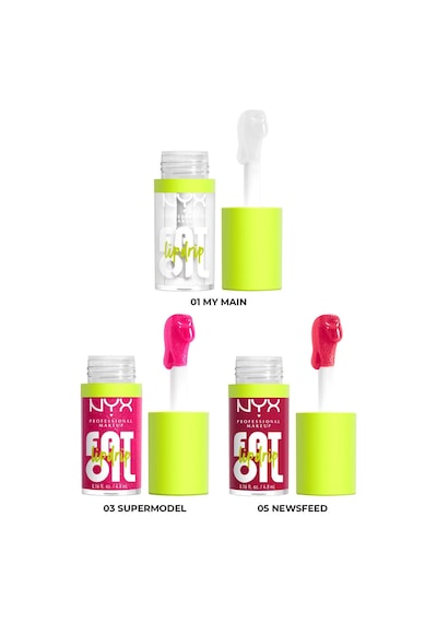 Nyx Fat Oil Lip Drip Nemlendirici Dudak Yağı Set 3x4.8ml Diğer