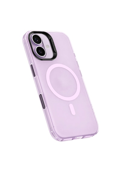 Apple Uyumlu iPhone 17  Kılıf M-safe Şarj Özellikli Benks Lucid Armor Magnetik Kapak Açık Mor Açık Mor