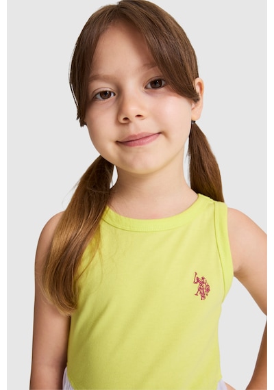 U.S. Polo Assn. Kız Çocuk Fıstık Elbise Örme 50325651-vr087