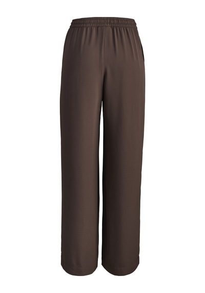 Jack & Jones Kadin Beli Lastikli Loose Fit Pantolon - Sky - 12276523 Seal Brown