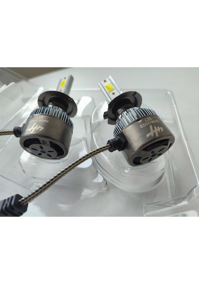 H1 Led Xenon Far Ampulu Şimşek Etkili 6500 Kelvin 8000 Lümen