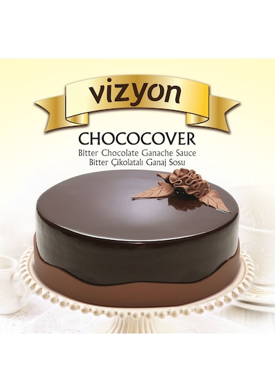 Vizyon Bitter Çikolatalı Ganaj Sosu 6 kg