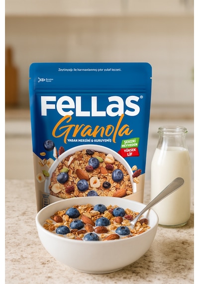 Fellas Granola - Yaban Mersini & Kuruyemiş 200 G