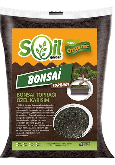 Soil Garden Bonsai Saksı Toprağı Zenginleştirilmiş 50 L