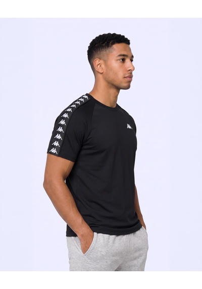Kappa 222 Banda Andry T-shirt Erkek Siyah Regular Tişört