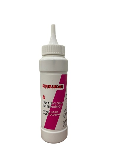 Şeker Sugar Sıvı Gıda Renklendiricisi Fuşya 250 ML