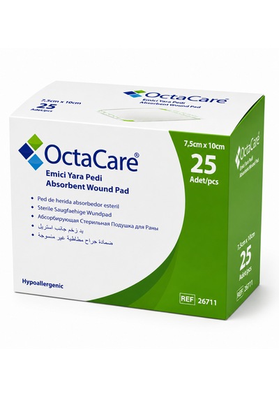 Octacare Emici Yara Pedi 7,5cmx10cm 25'li Paket