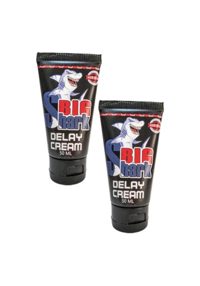 Big Shark Del.ay Erkekler Için Yeni Formülü Geci.ktirici Krem 50 Ml X 2 Adet