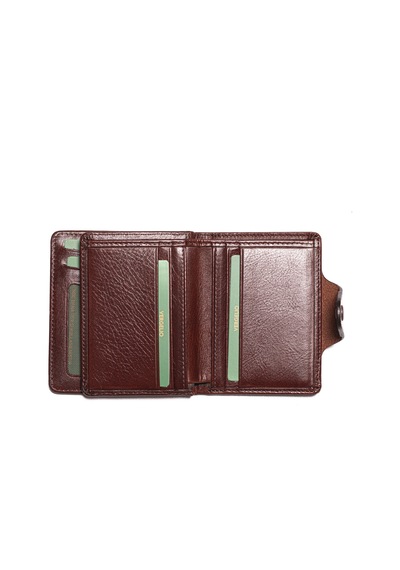 Coffee Braun Cüzdan & Kartlık Erkek 866 Vergelio Purse Matte Crystal Wallet Card Holder Coffee Braun