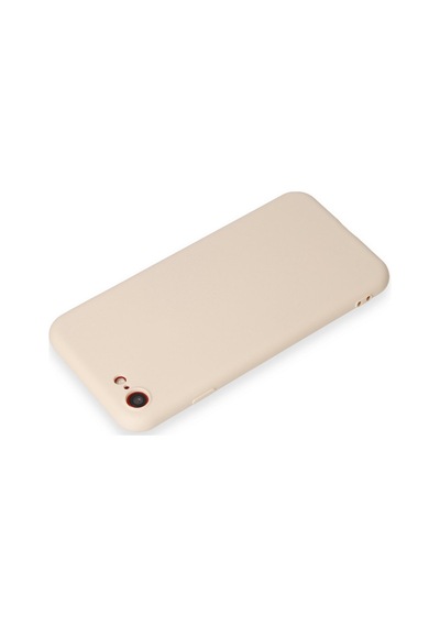 Apple iPhone  Uyumlu,  7 Kılıf First Silikon - Krem