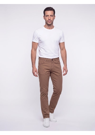 Açık Kahverengi Dynamic Fit Erkek Chino Pantolon A.Kahverengi