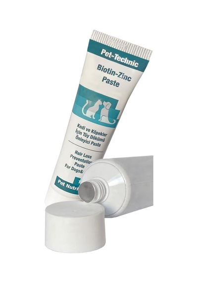 Biotin Zinc Paste Kedi Ve Köpekler İçin Deri Ve Tüy Bakımını Destekleyen Biotin & Çinko İçerikli Takviye M