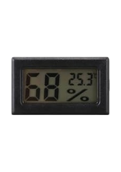 Ayrex Mini Lcd Dijital Elektronik Siyah Termometre Higrometre Sıcaklık Nem Ölçer Kablosuz