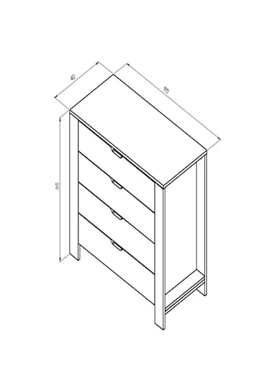 Nisan Şifonyer Beyaz- Açık Ceviz 4 Çekmeceli Yatak Odası Bebek Odası Beyaz 90 X 85 Cm Açık Ceviz & Beyaz Nisan Şifonyer Beyaz- Açık Ceviz 4 Çekmeceli Yatak Odası Bebek Odası Beyaz 90 X 85 Cm Açık Ceviz & Beyaz