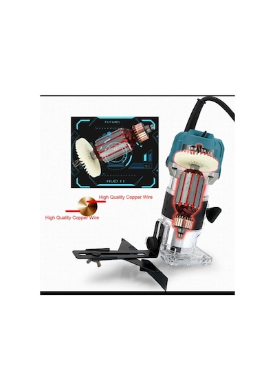 Moonshop 3800 Watt Profesyonel Formika Traşlama Freze Makinası.