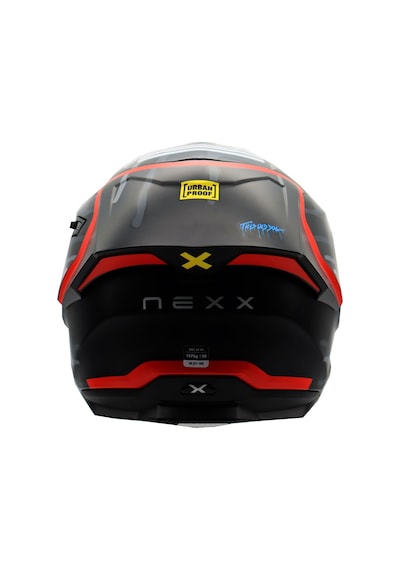 Nexx Y.100R Urbangram Kapalı Motosiklet Kaskı Kırmızı - Mat Siyah