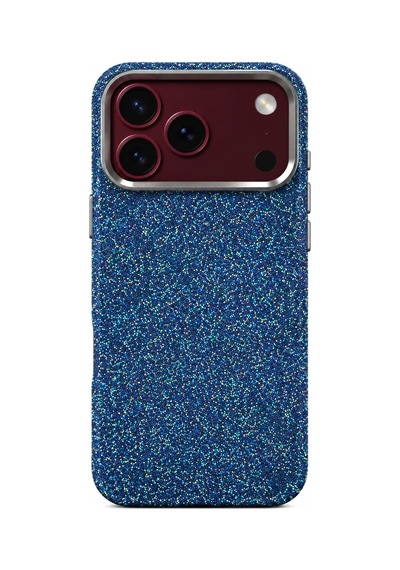 Nettech Apple İphone 17 Pro Max Uyumlu Nt-n130 Taşlı Seri Arka Koruma Kılıf - Mavi