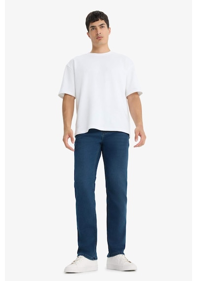 Defacto Sergio Regular Fit Normal Bel Boru Paça Jean Pantolon Y0369az25wnnm83 İndigo-nm83