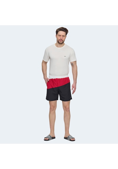 Slazenger ROHAN Erkek  Siyah / Kırmızı Mayo