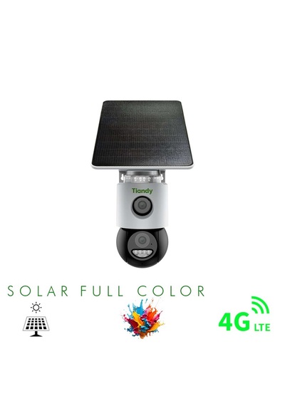 Tıandy Tc-h363n Spec:9da-4 3+3mp 4mm 30m Dual Lıght 4g Solar Pan&tılt Kamera