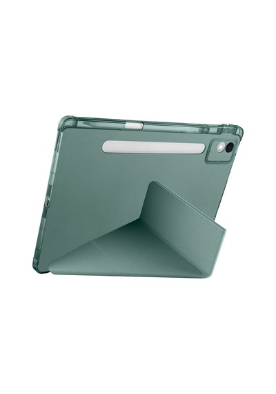 Lenovo Idea Tab Pro 12.7inç Tb-373fu Kılıf Kalem Bölmeli Trifolding Case Kılıf