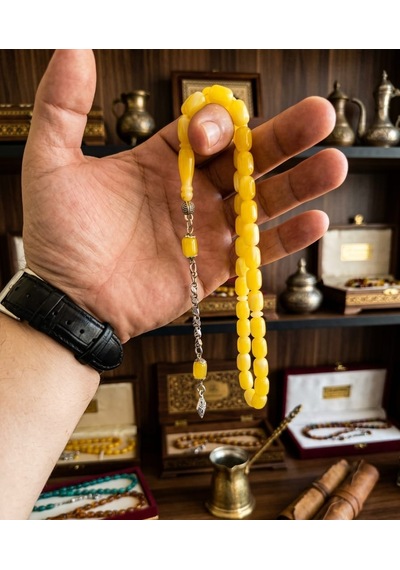 Tesbih Beyrut Damla Sarı - Beyaz